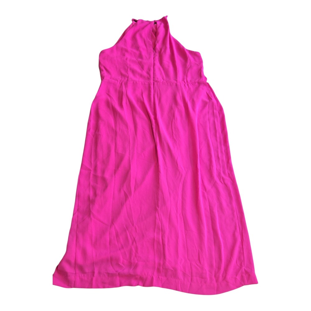 Lulus Magenta Pink Halter Maxi Dress With Slit Barbiecore NWT XL Party Summer